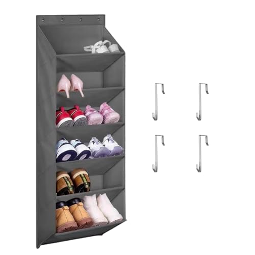 DASIAUTOEM Schuhregal Tür Hängend für Schrank, Schuhregal Tür, Schuh Organizer Hängend, Hängeschuhschrank, Tür hängende Mehrzweck-Schuhschrank Garderobe und Tür hängende Schuhschrank