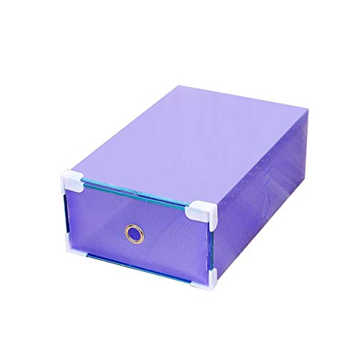 Rysmliuhan Shop Home Schuhregal Schuh-Organisator Platzsparer Double Layer Rack-Halter Aufbewahrungsbox für Schubladen aus Kunststoff Hängende Schuhregale Purple