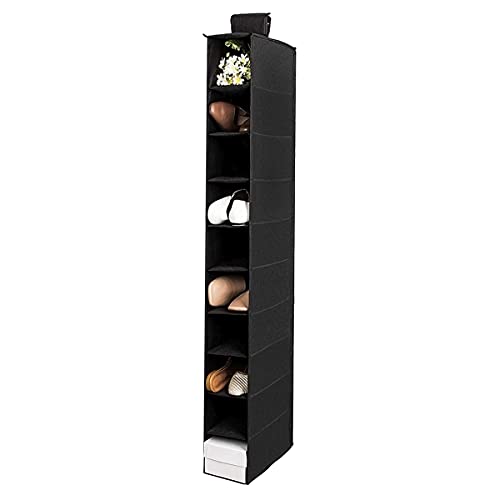 Yokomu Hängende Schuh Regale, 10-Fach Hängende Schuh Organizer für Schrank, Schuh Halter Sorter Regale