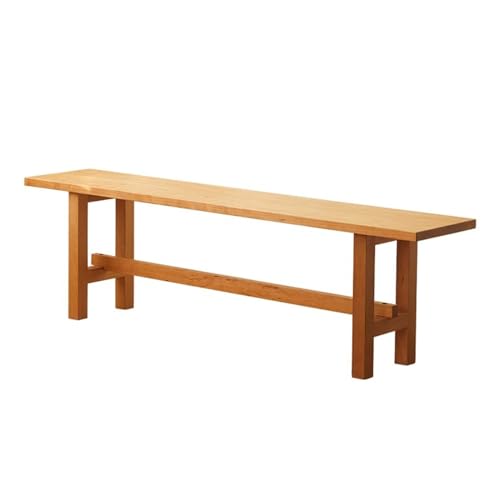 HARELA Moderne Esszimmerbank, Massive Holzbank Sitzbank Flur Garderobenbank Schuhbank, Massivholz Eingangsbank, für Flur, Wohnzimmer, Sitzbank Schlafzimmer(180cm/70.8in)