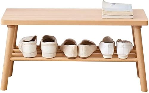 Home Mall – Schuhbank aus Holz – Moderne Einfachheit, einstöckiges Schuhregal, für den Flureingang, 70 × 31 × 38 cm