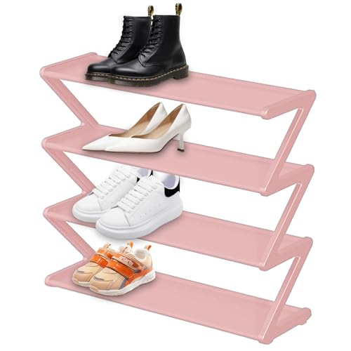 Ausziehbarer Schuhregal-Organizer,Robustes Metallregal Für Bis Zu 20 Paar Schuhe,Space Saver Rack, Schuhregal 3 Schicht Für 12-15 Paar Schuhe, Schuhständer Schuhablage Für Flur, Wohnzimmer, Schlafzimm